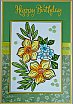Woodware Clear Singles Stamp Blooming Lovely - Sample Cards